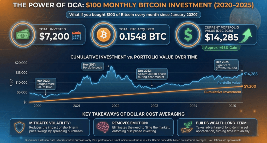 Bitcoin ROI, Bitcoin DCA, Crypto ROI, Solana ROI Calculator, Crypto Inflation Adjustment, Dollar Cost Averaging, Bitcoin Strategy, Timing the crypto market, Sui, Bitcoin DCA, Dollar cost averaging crypto, bitcoin recurring buy, bitcoin investment strategy, reduce crypto volatility