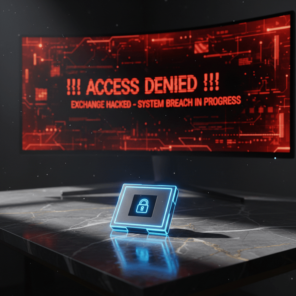 A hardware wallet for security during the cold storage crisis.