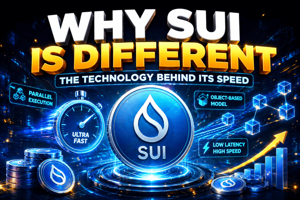 Why sui is different blockchain technology showing parallel execution object based model and high speed performance